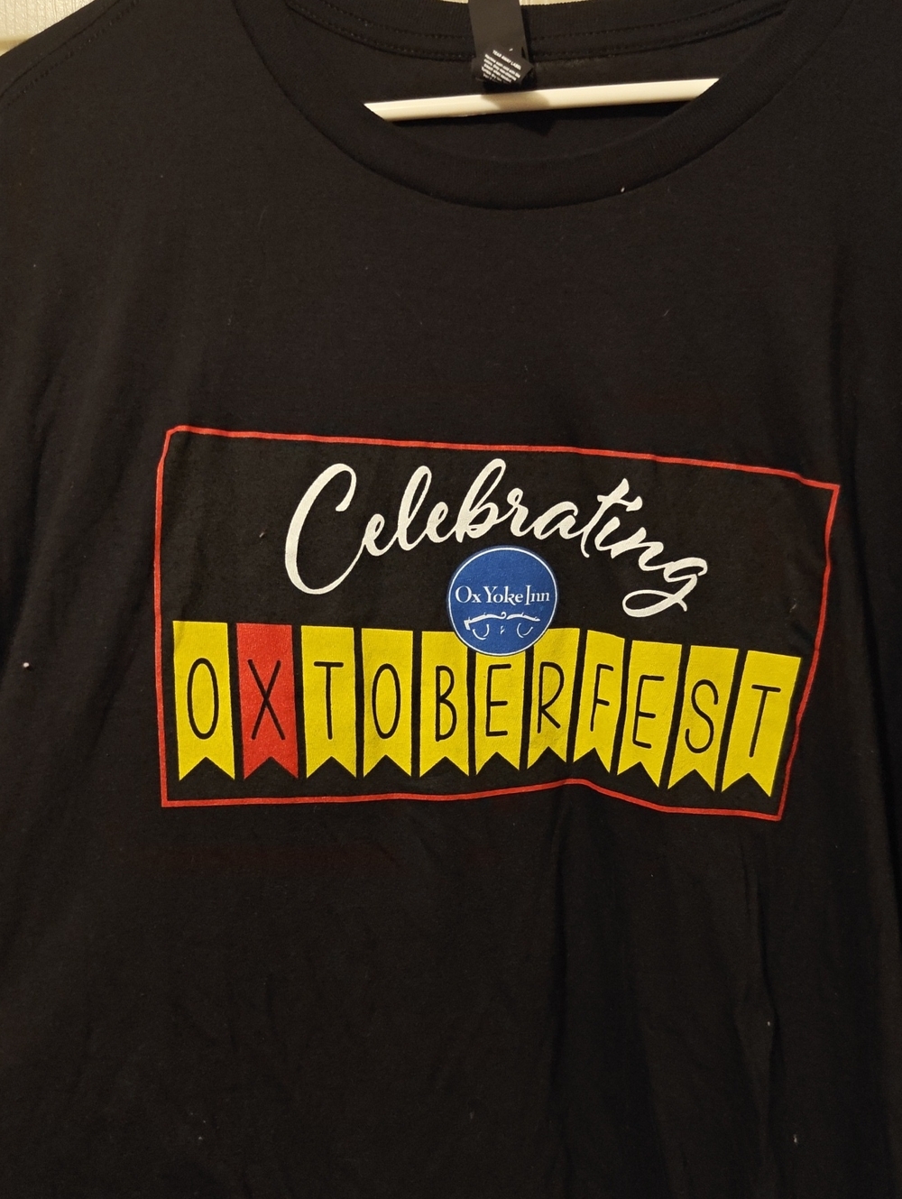 Ox Yoke Inn Celebrating Oxtoberfest Black Graphic Tee
